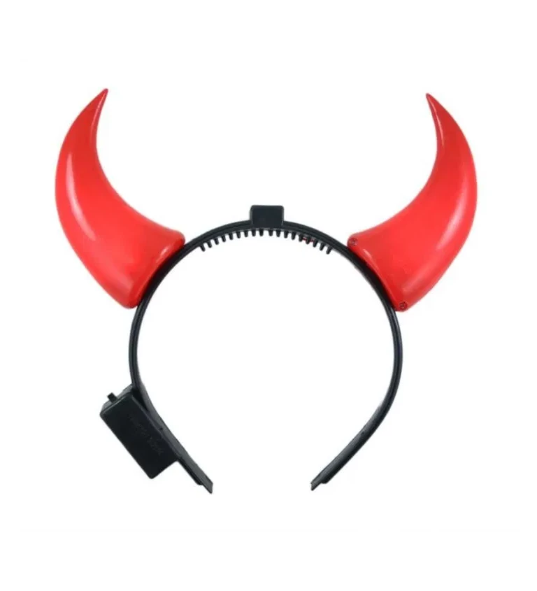 Svítící rohy pro čerta