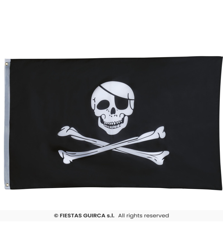 Vlajka piráta – 90 × 150 cm