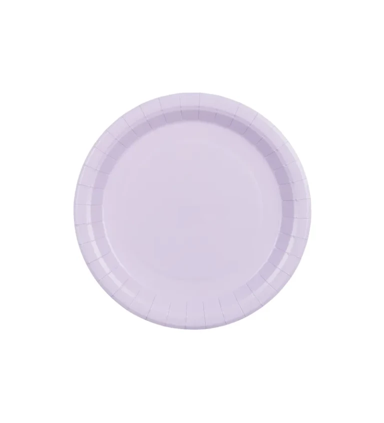 Levandulové talířky 23 cm (6 ks)