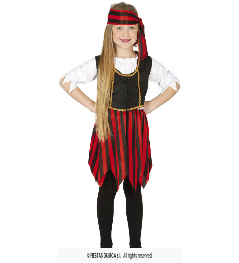 Malá pirátka – dětský kostým