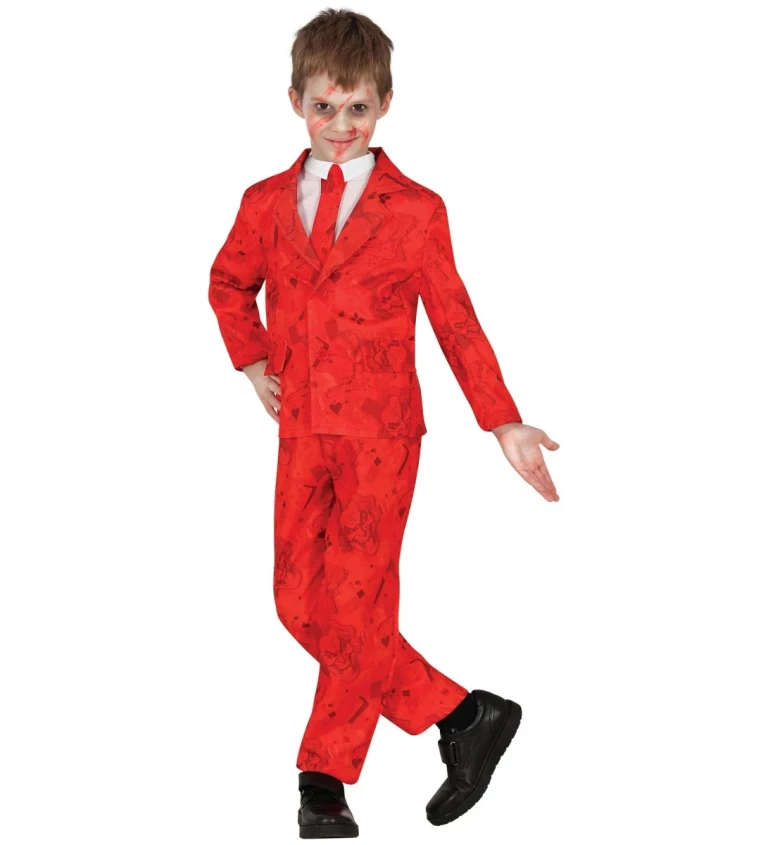 Dětský kostým Elegantní červený oblek