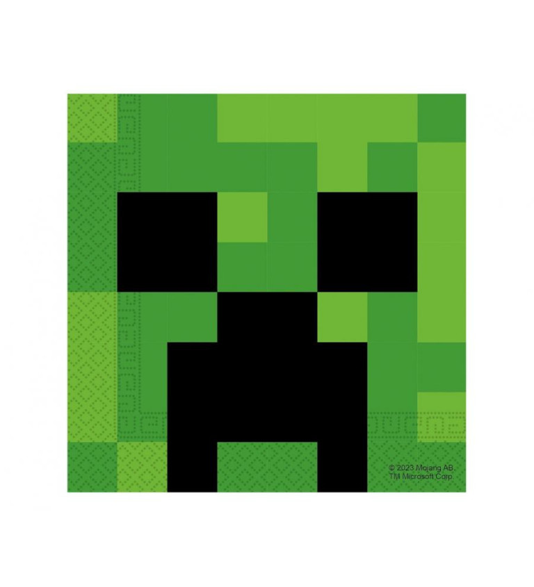 Minecraft ubrousky – Creeper 20 ks