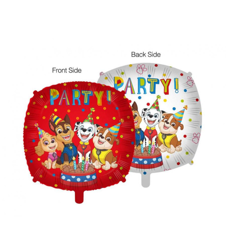 Paw Patrol párty balónek – psí hrdinové