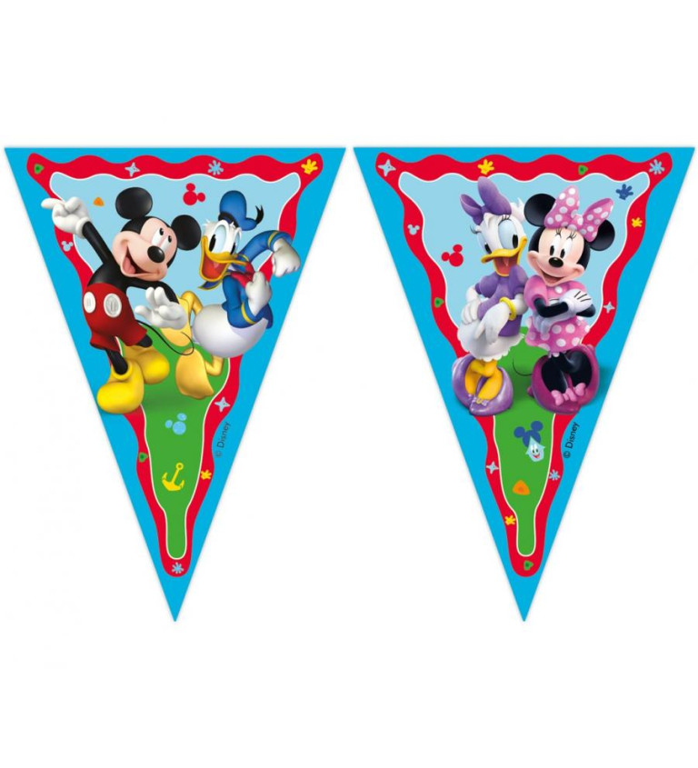 Mickey Rock The House – vlaječková girlanda Disney